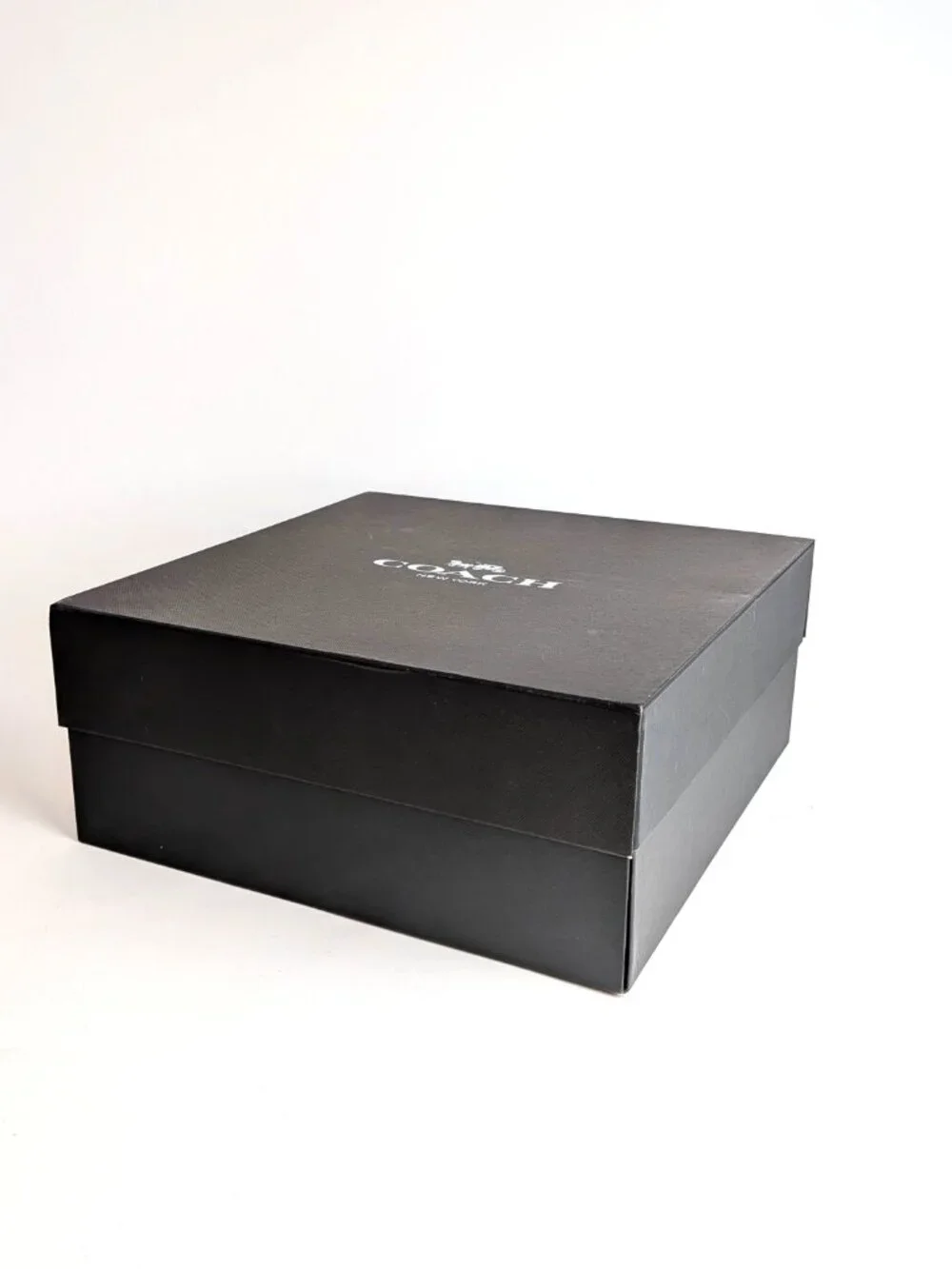 Authentic COACH Large Black Gift Storage Box with Lid